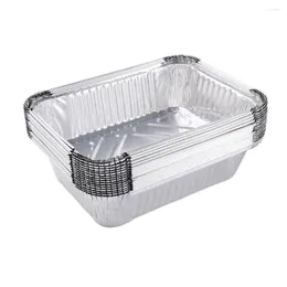 Tools Disposable Recyclable Grill Catch Tray Tin Barbecue Aluminium Foil Kitchenware BBQ Drip Pan Kitchen Supplies Grease