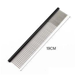 Dog Grooming Comb Brush Pet Accessories Light Aluminum 6 Colors Optional Professional Puppy Cleaning Hair Trimmer Drop Delivery Home Dhk4G