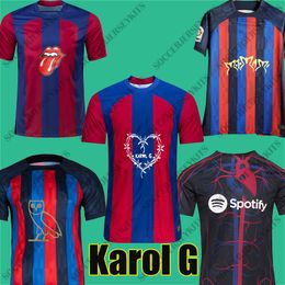 Männer Design T-Shirts Polo Spezialversion Barcelona Karol G Club Joint Short Sleeve T-Shirts