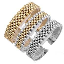 20mm Solid Stainless Steel Watch Band For Rolex datejust Watchbands Link Strap Bracelet243p