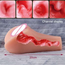 Masturbators Penis Massager Pocket Pusyy Sex Toys Silicone Real Size Vagina Adult Supplies Sex? Tooys for Man Suction Machine Pussy Orgasm