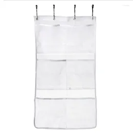 Storage Bags Toiletries Curtain Hanger Bathroom Accessories Mesh Shower Bag Organiser