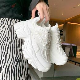 Shoes Height Increasing Chunky Sneakers Women Platform Shoes New Breathable Sports Shoes 2022 Athletics Running Shoes Basket Femme