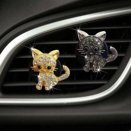 Car Air Freshener Car air freshener bear pilot ventilation perfume cute cat gem car air freshener ventilation clip cute cartoon decoration car accessories 24323