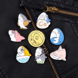 ocean animals movie film quotes badge Cute Anime Movies Games Hard Enamel Pins Collect Cartoon Brooch Backpack Hat Bag Collar Lapel Badges S2400066