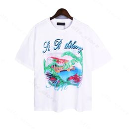 Designer Men's American Hot Selling Summer T-shirt Season New Daily Casual Letter Printed Pure Cotton Top MM30