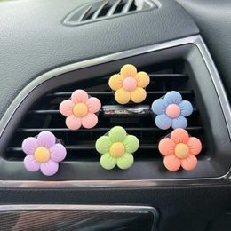 Car Air Freshener Lovely flowers cars perfume clips aromatherapy air conditioning ventilation decoration decorative articles car smell 24323