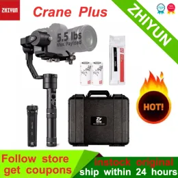 Heads ZHIYUN Official Crane Plus 3Axis Handheld Gimbal Stabilizer for Mirrorless DSLR Camera for Sony A7/Panasonic LUMIX/Nikon J/Cano