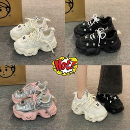 Positive Resistant Daddy shoes for women show foot small early spring small man increase thick sole leisure sports platform shoes GAI