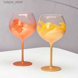 Wine Glasses Peach Heart Champagne Glass Pink Rainbow Glass Red Wine Glass Wine Glass Luxury Glass Beverage Glass L240323