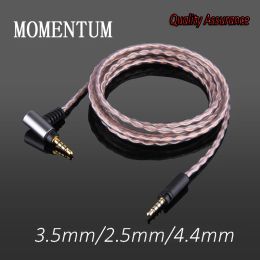 Accessories Single crystal copper headset upgrade balance cable 4.4mm 2.5mm 3.5mm For MOMENTUM 1/2/3 generation cable 100% high purity