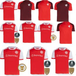 24 25 SC Internacional men Soccer Jerseys Third WESLEY TAISON EDENILSON D'ALESSANDRO LIZIERO BUSTOS GABRIEL Black Excellence kit football shirt