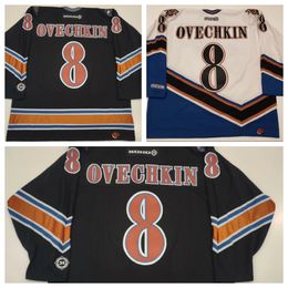 2024 Custom Alex Ovechkin Hockey Jersey Black White Stitched koho Jerseys Customised Any name any number Message us