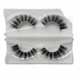 in USA 50PAIRS 3D Mink Hair False Eyeles Natural/Thick Lg Eye Les Wi Makeup Beauty Extensi Tools u6pU#