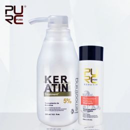 Cleaners 5% Formalin 300ml Keratin Hair Treatment and One Piece 100ml Purifying Shampoo Hot Sale Hair Treatment Hot Sale