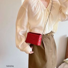 Designer Luxury fashion Shoulder bags New Fashion Chain Small Square Bag Instagram Versatile Western Style One Shoulder Crossbody Box Bag for Women