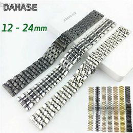 Watch Bands Solid stainless steel strap 12 14 15 16 18 19 20 21 22 23 24mm strap replacement metal strap 24323