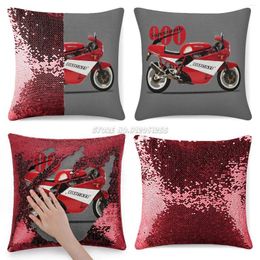 Pillow Case The 900 Sport 1990 Sequin Pillowcase Custom Cafe Home Decor Cover Colour Changing Cases Ss Motorcycle Motorcycl