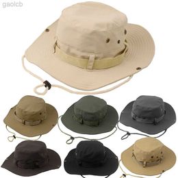 Wide Brim Hats Bucket Hats Outdoor Fishing Hat Mens Wide Brim UV Protection Womens Bucket Hat Summer Hiking Fishing Hat 24323