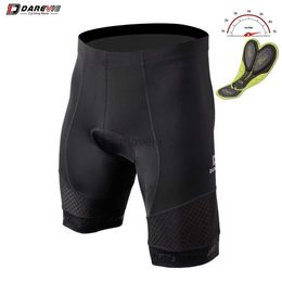 Men's Shorts Darevie Mens Bicycle Shorts 3D gel Cushion Bicycle Shorts 6-hour Ride Mens Bicycle Pro Ciclismo Shorts MTB Road Bicycle 24323