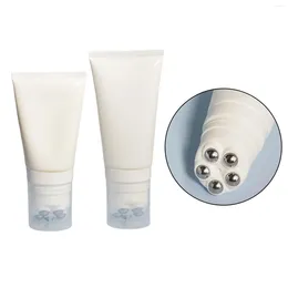 Storage Bottles Compact Empty Soft Silicon Squeeze Tube Bottle Containers For Cream Lotion