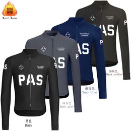 RCT Long Sleeve Jersey Bike Winter Thermal Fleece Cycling Clothing Bicycle wear Bib Pant Ciclismo Jackets 240314