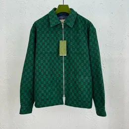 남자 탑 디자이너 럭셔리 캐주얼 느슨한 재킷 코트 편지 패턴 긴 소매 코트