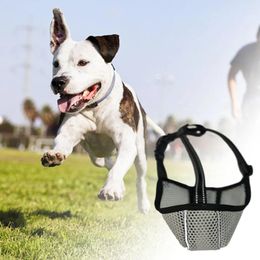 Dog Apparel Anti-bite Mesh Muzzle For Anti-barking Multipurpose Safety Outdoor