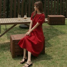 Party Dresses 2024 Women Summer Elegant Red High Waist Long Dress Sashes Backless Zipper A-line Midi Solid Color