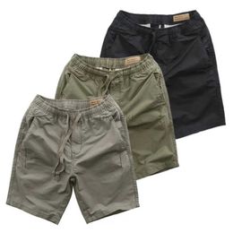Men's Shorts Casual shorts mens summer lightweight Drawstring solid color sports shorts beach clothing mens shorts ropa hombre 24323