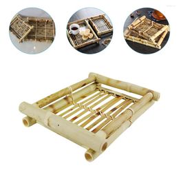 Plates Bamboo Platter Loaf Pan Retro Design Bread Tray For Wooden Woven Multi-function Storage Tea Table Practical Snack