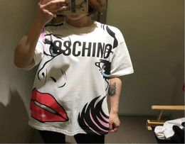 summer Brand clothing Men Designer Tshirt eyes lip simple print animal Tshirt fashion Hip hop Letter tshirt tee top women cotton3092780