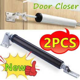 21Pc Gas Spring Automatic Door Closer 90 Degrees Within The Positioning Stop Mute Soft Closing Device Adjustable Buffer Force 240322