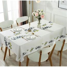 Table Cloth Modern Rectangular Waterproof Holiday Party Decoration Washable Dining Tablecloth For Wedding Decor