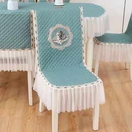 Chair Covers Four Seasons Universal One Piece Lace Cover Soft Cushion Package Anti Slip Thickened Protective