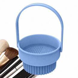 makeup Brush Cleaning Bowl Makeup brush drying rack Silice Wing Bowl Powder Puff Cosmetic Spge Drying Tool Set W Mat M4fH#