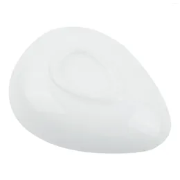 Tea Trays Pottery Scoops Dosing Cup Irregular Shape Pure White Unique Appearance Home Kithchen Reliable Material