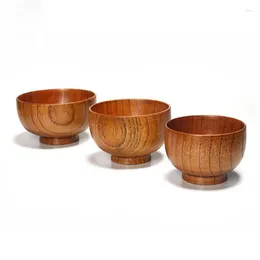 Bowls Japanese Style Wooden Ramen Noodle Bowl Thickened Anti-scalding Soup Kitchen Tableware Eco-friendly Dinnerware