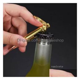 Openers Bottle Zinc Alloy Key Ring Pendant Beer Opener Keychains Bar Gadget Metal Kitchen Tools By Sea Lt193 Drop Delivery Home Garden Dhlkv