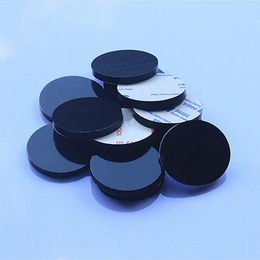 50pcs 20mm x 5mm black transluce anti slip silicone rubber plastic bumper damper shock absorber selfadhesive feet pads 240322