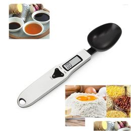 Measuring Tools 500G/0.1G Portable Lcd Digital Kitchen Scale Spoon Gram Electronic Weight Food Drop Delivery Home Garden Dining Bar Otesj