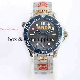 Watches Wrist Luxury Designer or Haima 300 8800 Movement Double t Shock Absorber Black Balance Wheel Men's Luminous Diving montredelu 91