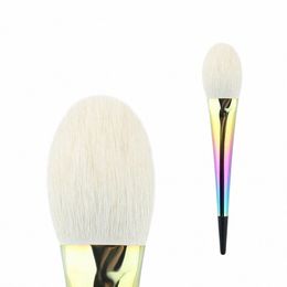 anmor Unique Face Brush Goat Hair Dazzling Powder/Blush Makeup Brushes Top Quality Makeup Up Tools With Metal Handle CFCC-035 e70V#