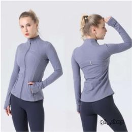 High Version Lu-088 2024 Yoga Jacket Women's LL Workout Sport Coat Fitness Jacket Sports Quick Dry Activewear Top Solid Zip Up Sweatshirt Sportwear Hot Sell 4422