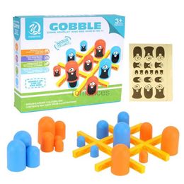 Sorting Nesting Stacking toys Stacked paper cup - Eating big and small well games Fun puzzle game Parent child interactive tabletop 24323