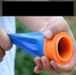 Capsule Fishing Shooting Toy Outdoor Big Catapult Powerful Novelty Round Skin Slingshot Cup Funny Kids Pocket Tool Hunting Game Iieav