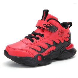 Casual Shoes Autumn Boys Sport Child Basketball Leather Fashion Running Toddler Kids Outdoor Ankle Boots Sneaker