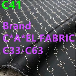 C33-C63 märke Polyester Cotton Jacquard tygklänning Tyg Skjorta Patchwork Designer Tyg