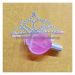 Party Favor Festive Shiny Crystal Girls Birthday Crowns Pageant Sier Plated Crown Headband Tiaras Accessories Lt017 Drop Delivery Home Dhayh