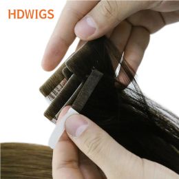 Extensions Straight Injection Tape in Human Hair Extensions 100g/pc European Virgin Human Hair Extension for Women Invisible Tapes in Hair